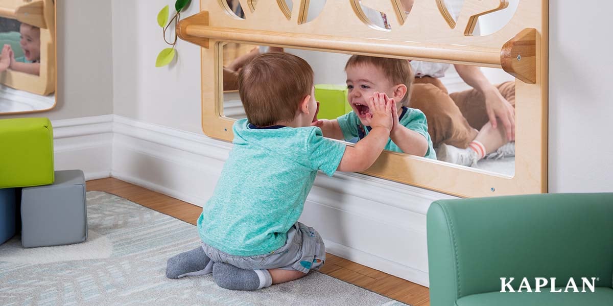 Infant wall mirror best sale